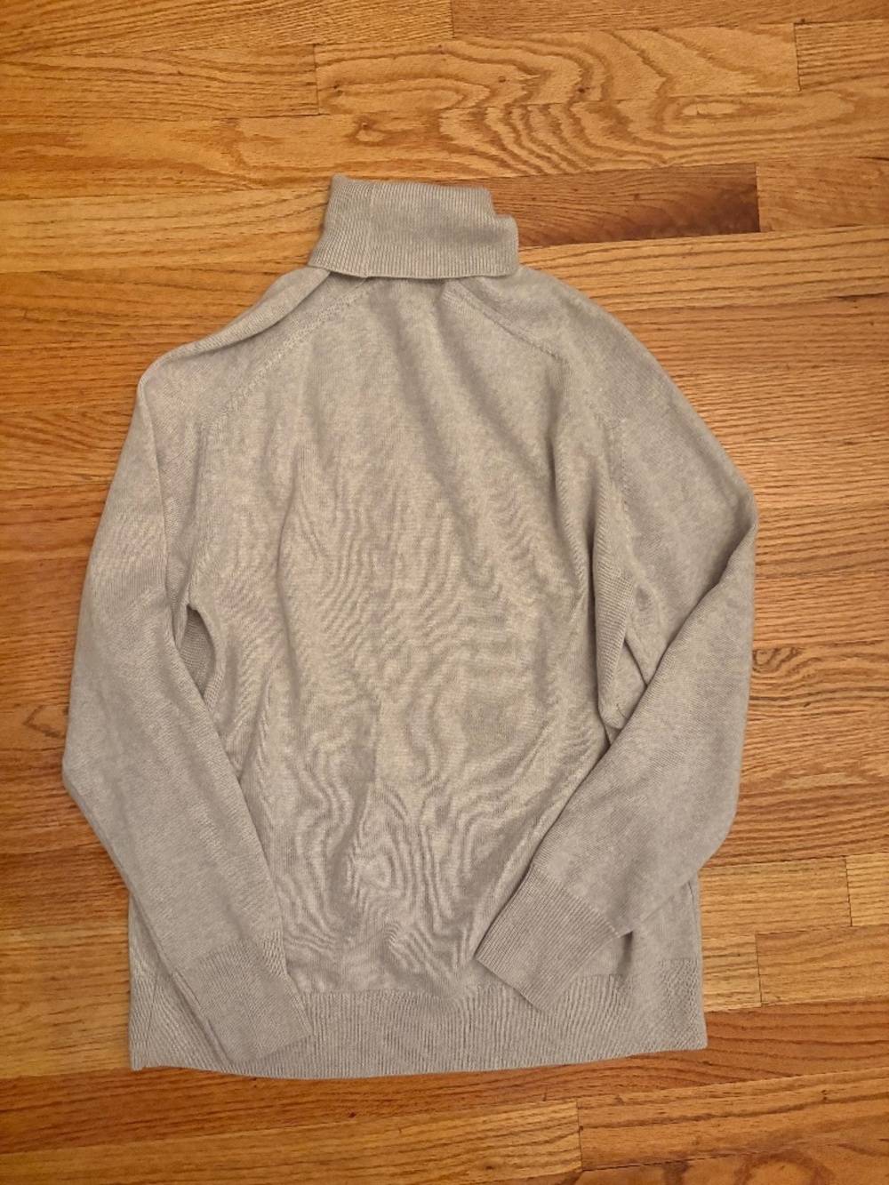 Aritzia Wilfred oatmeal merino wool turtle neck BNWT
